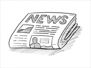 Hand Drawn Cartoon Style Newspaper Illustration Design