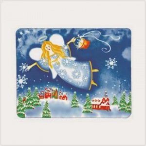 37679 Christmas Angel Fleece Blanket