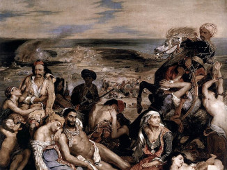 Η σφαγή της Χίου πίνακας του Ευγένιου Ντελακρουά