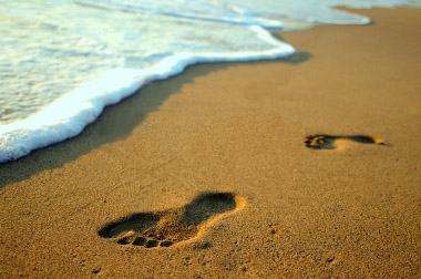 Βήματα στην άμμο...