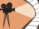 Cinematography camera and cinema movie vector illustration