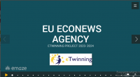 Ολοκλήρωση του etwinning project Eu EcoNews Project Agency