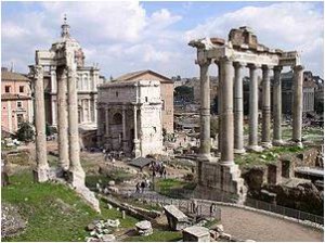 Η Ρωμαϊκή Αγορά, κέντρο των πολιτικών, εμπορικών και δικαστικών δραστηριοτήτων της αρχαίας Ρώμης.