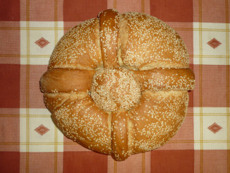 Homemade,Baked,Traditional,Greek,Christian,Orthodox,Christmas,Bread,Of,"christopsomo"