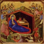 Η Κατά σάρκα Γέννησις του Ιησού Χριστού σε έργο του Duccio di Buoninsegna