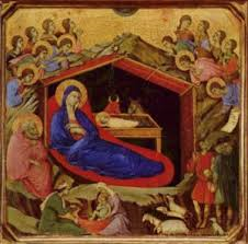 Η Κατά σάρκα Γέννησις του Ιησού Χριστού σε έργο του Duccio di Buoninsegna