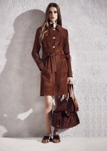 suede brown dress