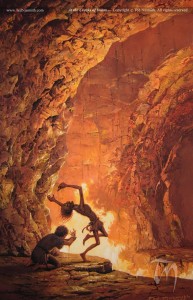 At the Cracks of Doom, by Ted Nasmith
