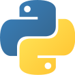110px-Python-logo-notext.svg