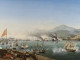 Η ναυμαχία του Ναυαρίνου (1827), Ελαιογραφία του Γκαρνερέ