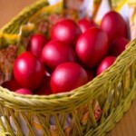 Κόκκινα Πασχαλινά αυγά