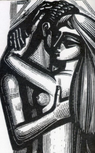 Τάσσος Α. "Ζευγάρι Αγκαλιασμένο", 1965