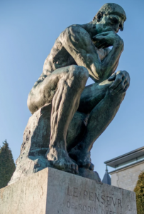 "Ο Σκεπτόμενος" Γλυπτό του François-Auguste Rodin (1840-1917) 