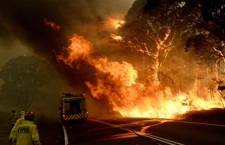 καταστροφικές φωτιές στην Αυστραλία