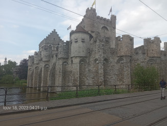 Το κάστρο Gravensteen στη Γάνδη του Βελγίου
