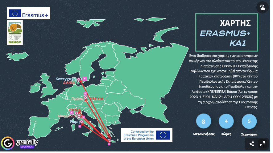 ΧΑΡΤΗΣ ΜΕΤΑΚΙΝΗΣΕΩΝ ERASMUS