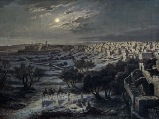 Josef Langl Άποψη της Βηθλεέμ τη νύχτα