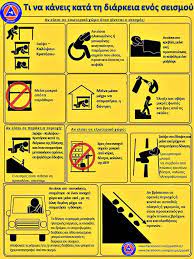 οδηγίες προφύλαξης σε σεισμό