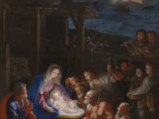 Guido-Reni-The-Adoration-of-the-Shepherds-The-National-Gallery-395x600