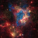 Space-Universe-Stars-Nebula-In-Red-Yellow-and-Blue-Color-WallpapersByte-com-3840x2400