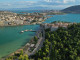 Aerial,Drone,Photo,Of,Famous,Seaside,Town,Of,Halkida,Or