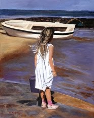 Κορίτσι αγναντεύει τη θάλασσα