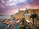 Valletta Skyline in the Cloudy Morning, Malta