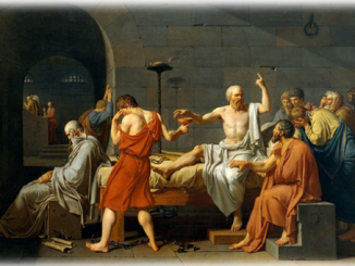 ΄΄Ο θάνατος του Σωκράτη΄΄

Πίνακας του Ζακ-Λουί Νταβίντ για τον θάνατο του φιλοσόφου (https://photodentro.edu.gr/v/item/ds/8521/7027)