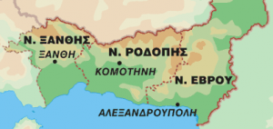 Γεωφυσικός Χάρτης Θράκης