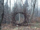 Andy Goldsworthy -Woven Branch Circular Arch - Dumfrieshire - 1986